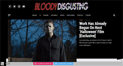 Desktop Screenshot of bloody-disgusting.com